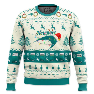 Newport cigarettes Ugly Christmas Sweater