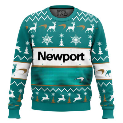 Newport Cigarettes Ugly Christmas Sweater