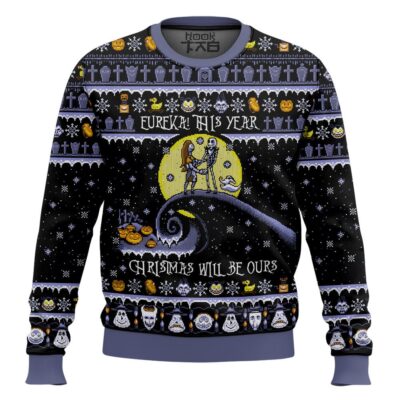 Nightmare Before Christmas Eureka This Year Will Be Ours Ugly Christmas Sweater