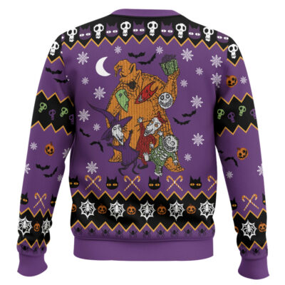 Hooktab Nightmare Before Christmas Haunted Holidays Ugly Christmas Sweater