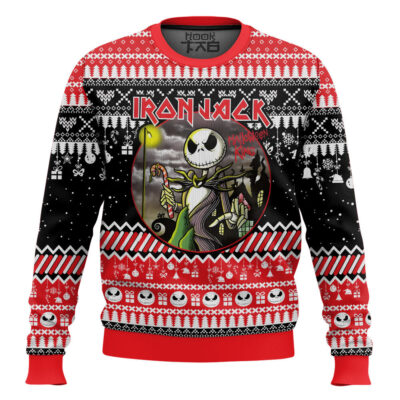 Nightmare Before Christmas Iron Jack Ugly Christmas Sweater
