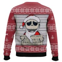 Hooktab Nightmare Before Christmas Jack Dept Skellington Ugly Christmas Sweater