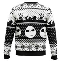 Hooktab Nightmare Before Christmas Jack Skellington Ugly Christmas Sweater