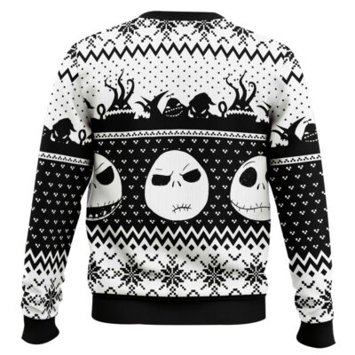 Hooktab Nightmare Before Christmas Jack Skellington Ugly Christmas Sweater