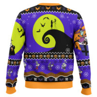 Hooktab Nightmare Before Christmas Santa Ugly Christmas Sweater
