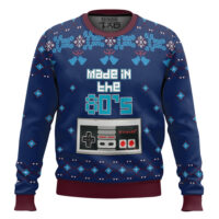 Hooktab Nintendo Made In The 80s Ugly Christmas Sweater