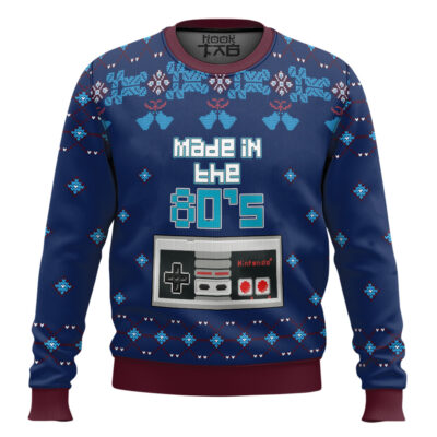 Nintendo Made In The 80s Ugly Christmas Sweater