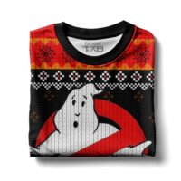 Hooktab No Ghost Ghostbusters Ugly Christmas Sweater
