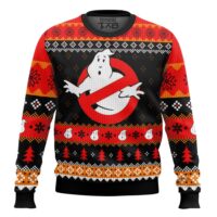 Hooktab No Ghost Ghostbusters Ugly Christmas Sweater