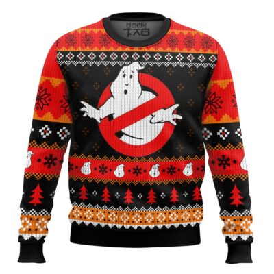 No Ghost Ghostbusters Ugly Christmas Sweater