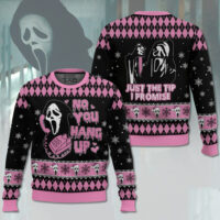 Hooktab No You Hang Up Scream Ugly Christmas Sweater