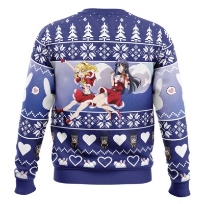Hooktab Nodoka & Mai Rascal Does Not Dream Of Bunny Girl Senpai Ugly Christmas Sweater