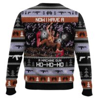 Hooktab Now I Have A Machine Gun Ho-Ho-Ho Die Hard Ugly Christmas Sweater