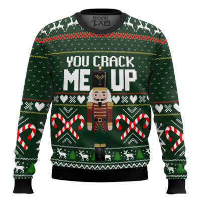 Nutcracker You Crack Me Up Ugly Christmas Sweater