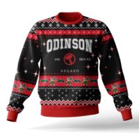 Hooktab Odinson Thor Marvel Ugly Christmas Sweater