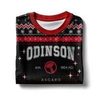 Hooktab Odinson Thor Marvel Ugly Christmas Sweater