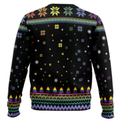 Hooktab Oh Deer I’m Queer LGBT Support Ugly Christmas Sweater