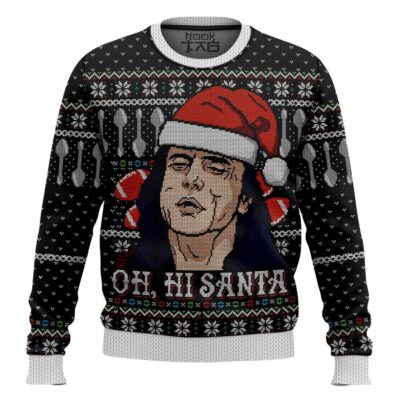 Oh Hi, Santa Tommy Wiseau Ugly Christmas Sweater