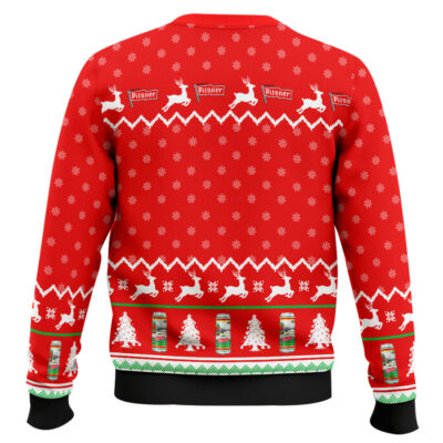 Hooktab Old Style Pilsner Beer Biere Ugly Christmas Sweater
