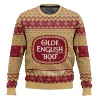 Hooktab Olde English 800 Ugly Christmas Sweater