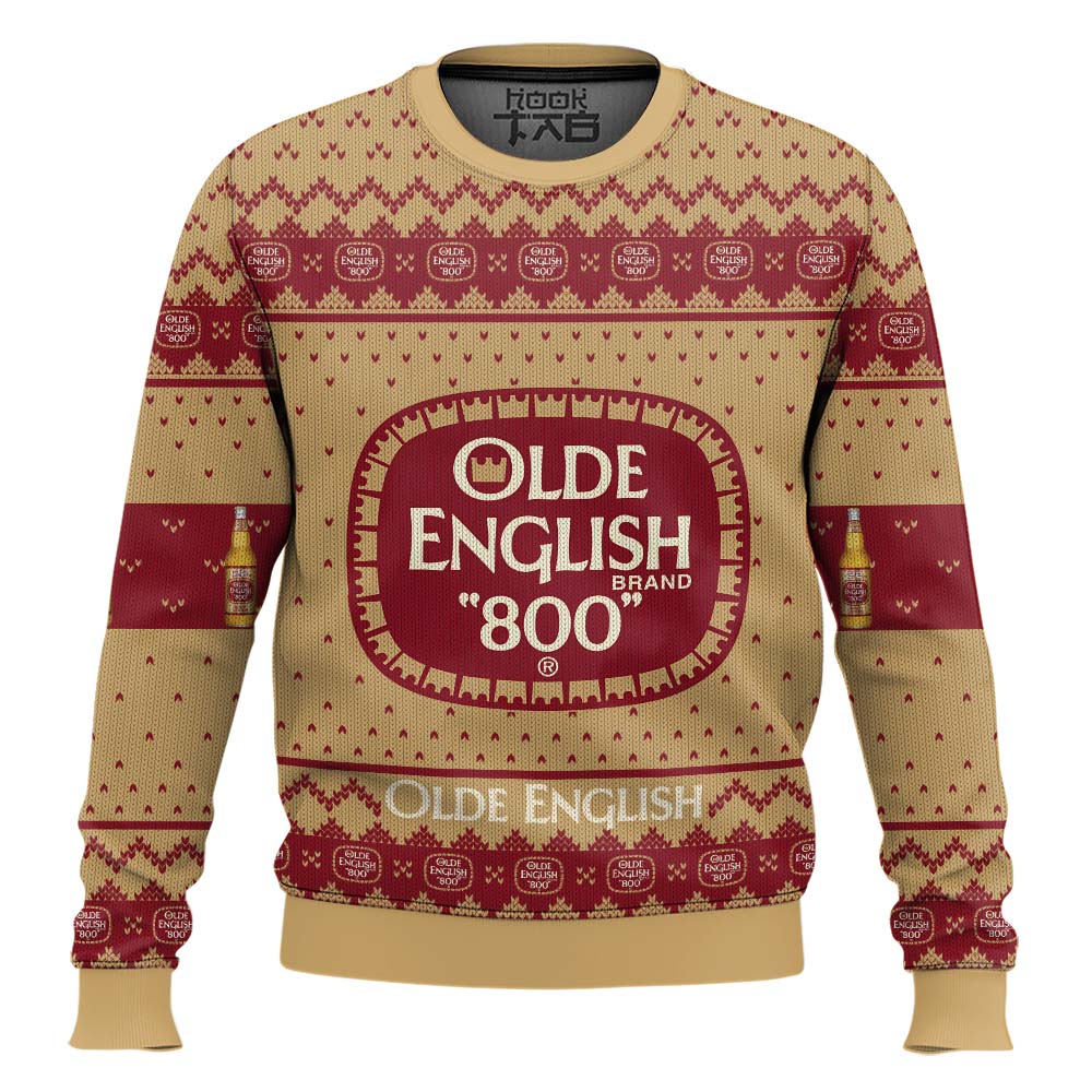 Hooktab Olde English 800 Ugly Christmas Sweater Hooktab Olde English 800 Ugly Christmas Sweater