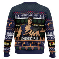 Hooktab Omae Wa Mou Shindeiru Fist Of The North Star Ugly Christmas Sweater