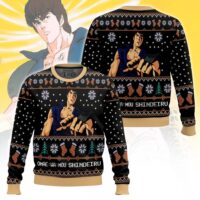 Hooktab Omae Wa Mou Shindeiru Ugly Christmas Sweater