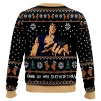 Hooktab Omae Wa Mou Shindeiru Ugly Christmas Sweater