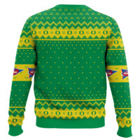 Hooktab Oregon Ducks - Custom Name And Number Ugly Christmas Sweater