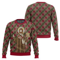 Hooktab Orthodox Christianity Ugly Christmas Sweater