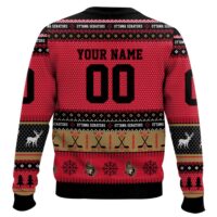 Hooktab Ottawa Senators - Custom Name And Number Ugly Sweater