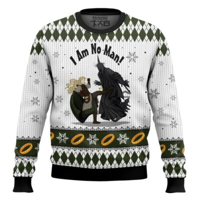 Éowyn I Am No Man The Lord Of The Rings Ugly Christmas Sweater