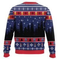 Hooktab Pabst Blue Ribbon Bear Ugly Christmas Sweater
