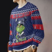 Hooktab Pabst Blue Ribbon Ho Ho Holy Sh!t I'm Drunk Ugly Christmas Sweater