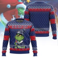 Hooktab Pabst Blue Ribbon Ho Ho Holy Sh!t I'm Drunk Ugly Christmas Sweater