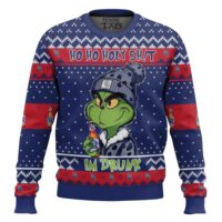 Hooktab Pabst Blue Ribbon Ho Ho Holy Sh!t I'm Drunk Ugly Christmas Sweater