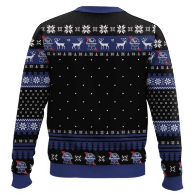 Hooktab Pabst Blue Ribbon Leonardo Meme Ugly Christmas Sweater