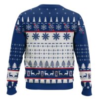 Hooktab Pabst Blue Ribbon Titties Funny - Custom Name Ugly Christmas Sweater