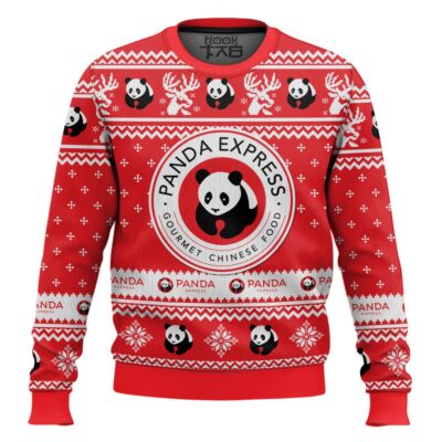 Panda Express Gourmet Chinese Food Ugly Christmas Sweater