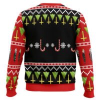 Hooktab Papa Emeritus Ghost Ugly Christmas Sweater