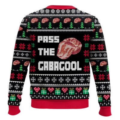 Hooktab Pass The Gabagool The Sopranos Ugly Christmas Sweater
