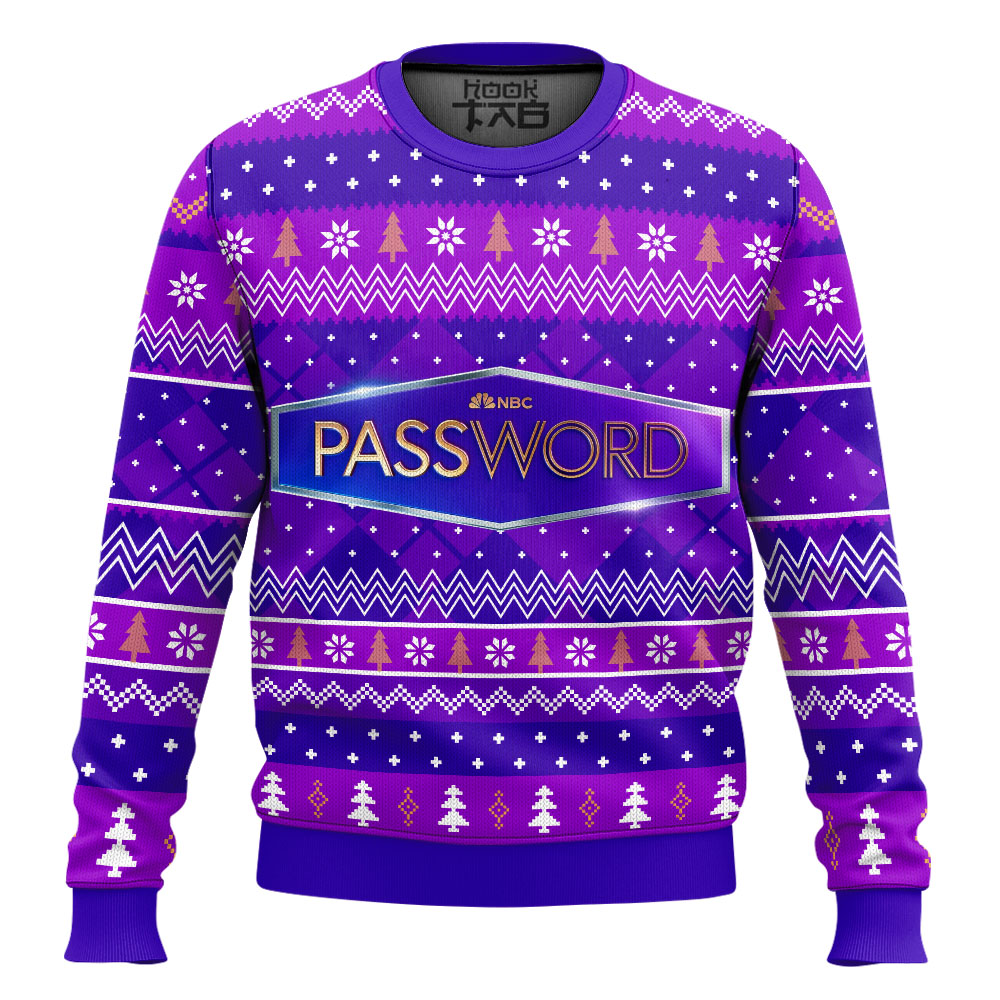 Hooktab Password Ugly Christmas Sweater Hooktab Password Ugly Christmas Sweater