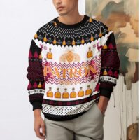 Hooktab Patron Tequila 100% Agave Ugly Christmas Sweater