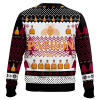 Hooktab Patron Tequila 100% Agave Ugly Christmas Sweater