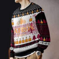 Hooktab Patron Tequila 100% Agave Ugly Christmas Sweater