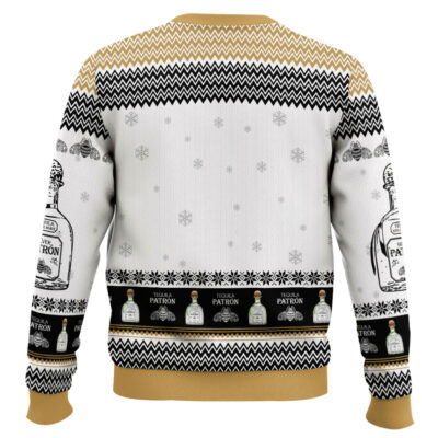 Hooktab Patron Tequila Silver Ugly Christmas Sweater