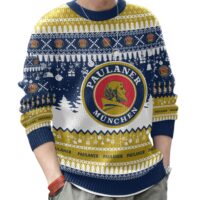 Hooktab Paulaner German Beer Ugly Christmas Sweater