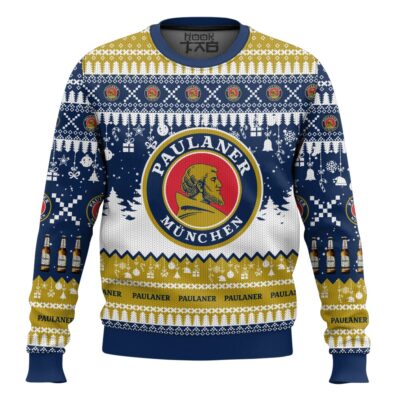 Paulaner German Beer Ugly Christmas Sweater