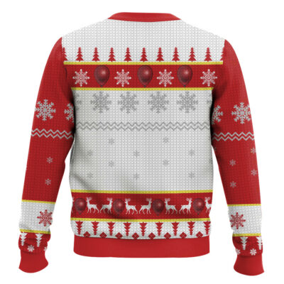 Hooktab Pennywise But It Is Up Ugly Christmas Sweater