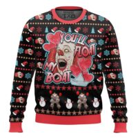 Hooktab Pennywise You Float My Boat It Ugly Christmas Sweater
